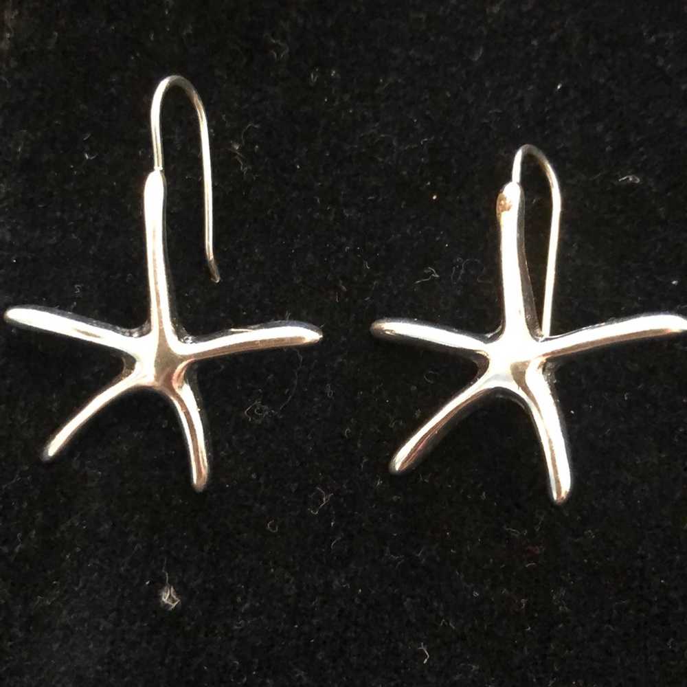 Starfish Sterling Silver Earrings